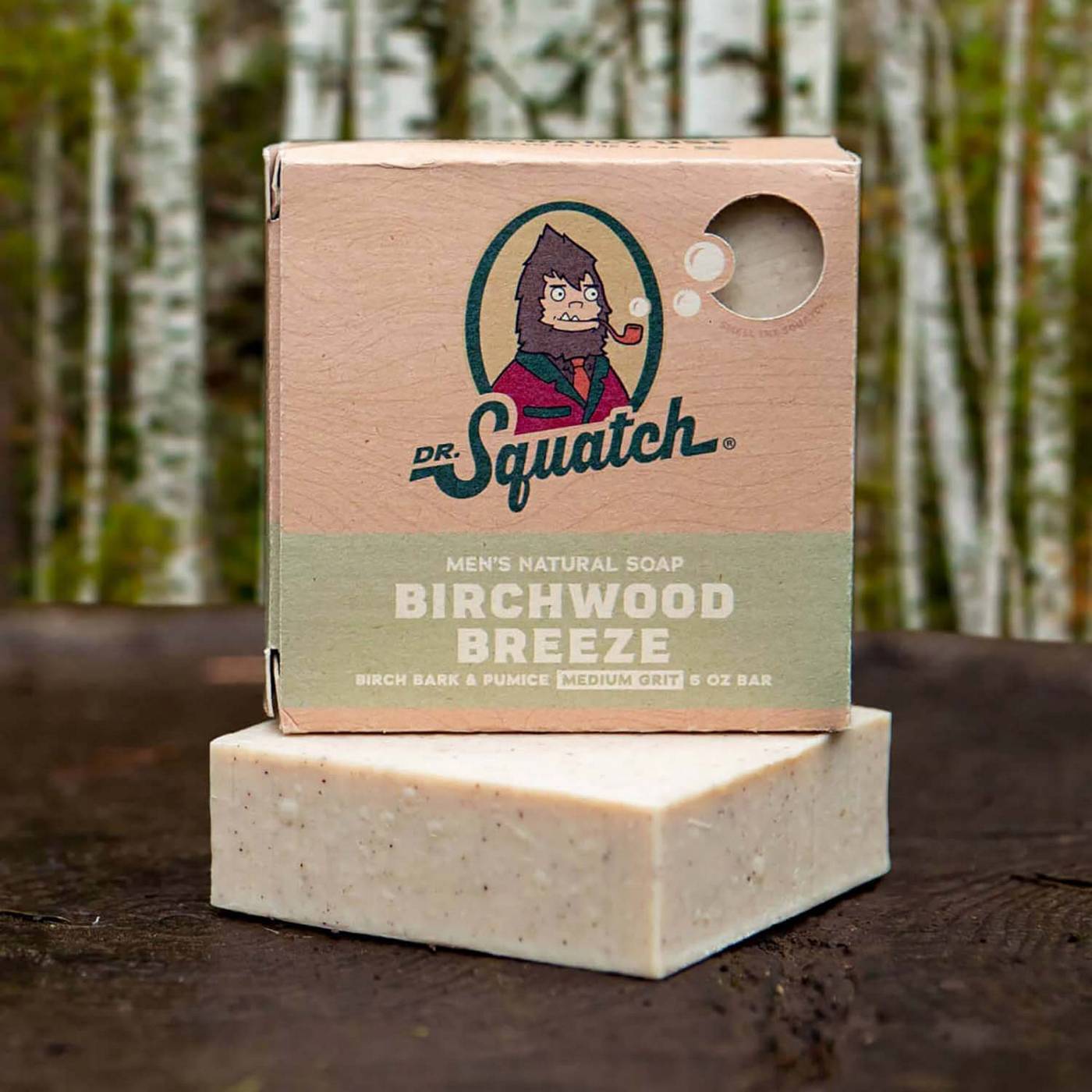 Dr. Squatch Men's Natural Soap Bar - Birchwood Breeze; image 6 of 6