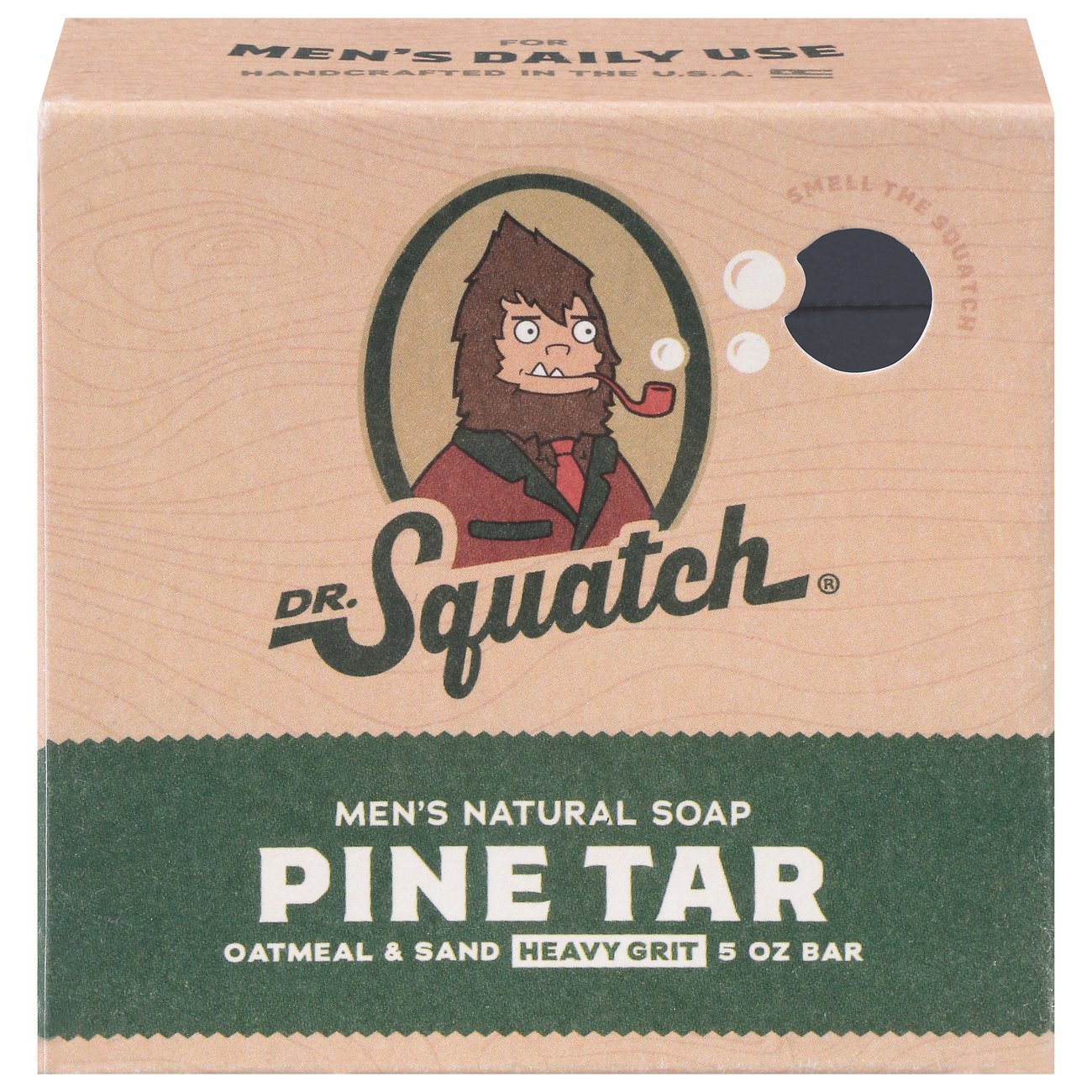 Dr. Squatch Men's Natural Soap Bar - Wood Barrel Bourbon - Shop Hand & Bar  Soap at H-E-B