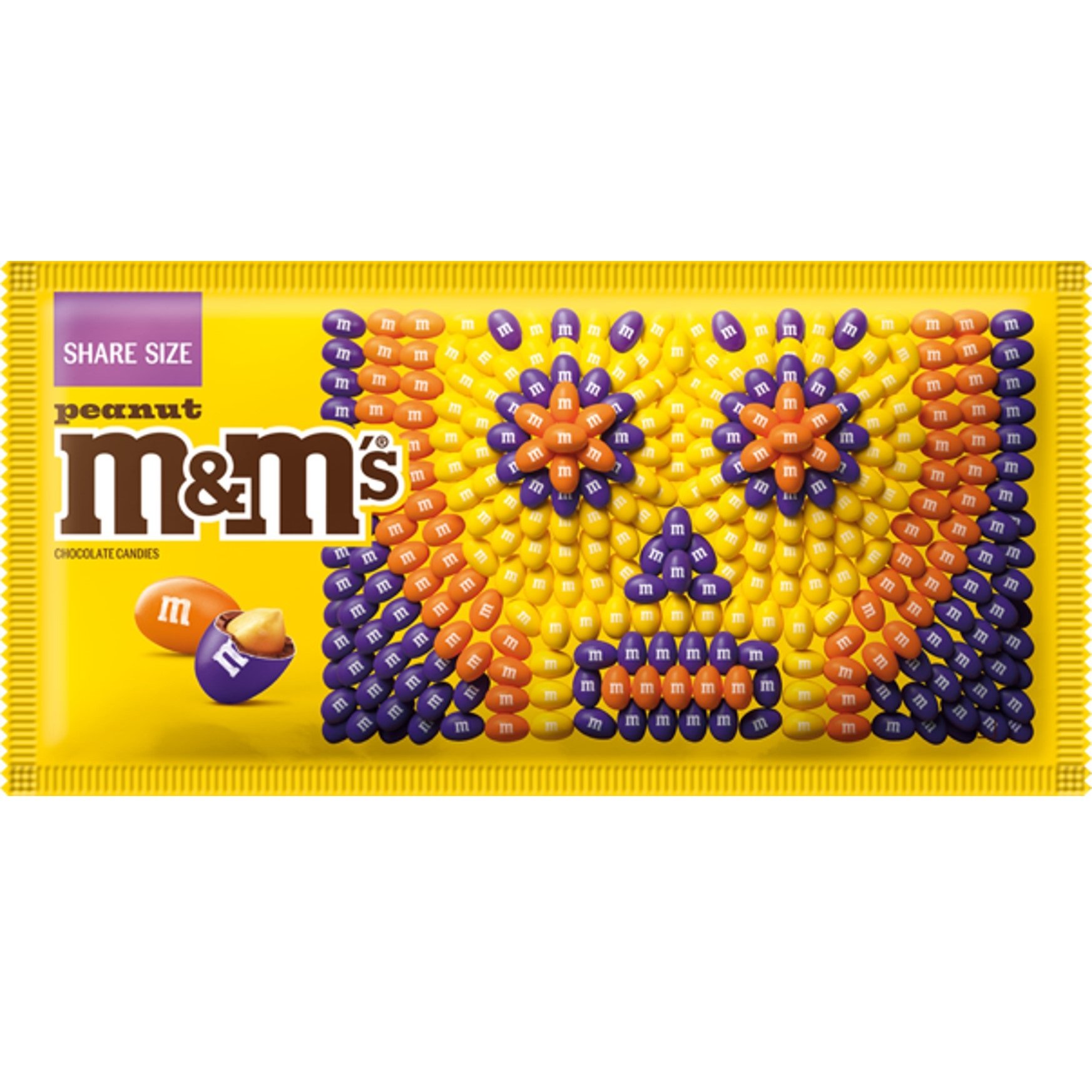 M&M'S Peanut Chocolate Dia De Los Muertos Candy Bag Kit - Guitar