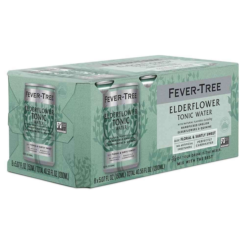 Fever-Tree Elderflower Tonic Water 8 pk Cans - Shop Malt Beverages &  Coolers at H-E-B