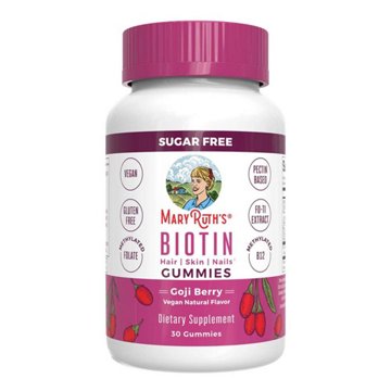 Mary Ruth's Biotin Gummies for Hair, Skin & Nails - Goji Berry, 30 ct