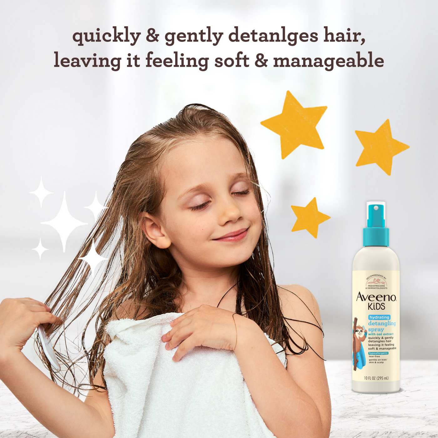 Aveeno Kids Hydrating Detangling Spray; image 6 of 6