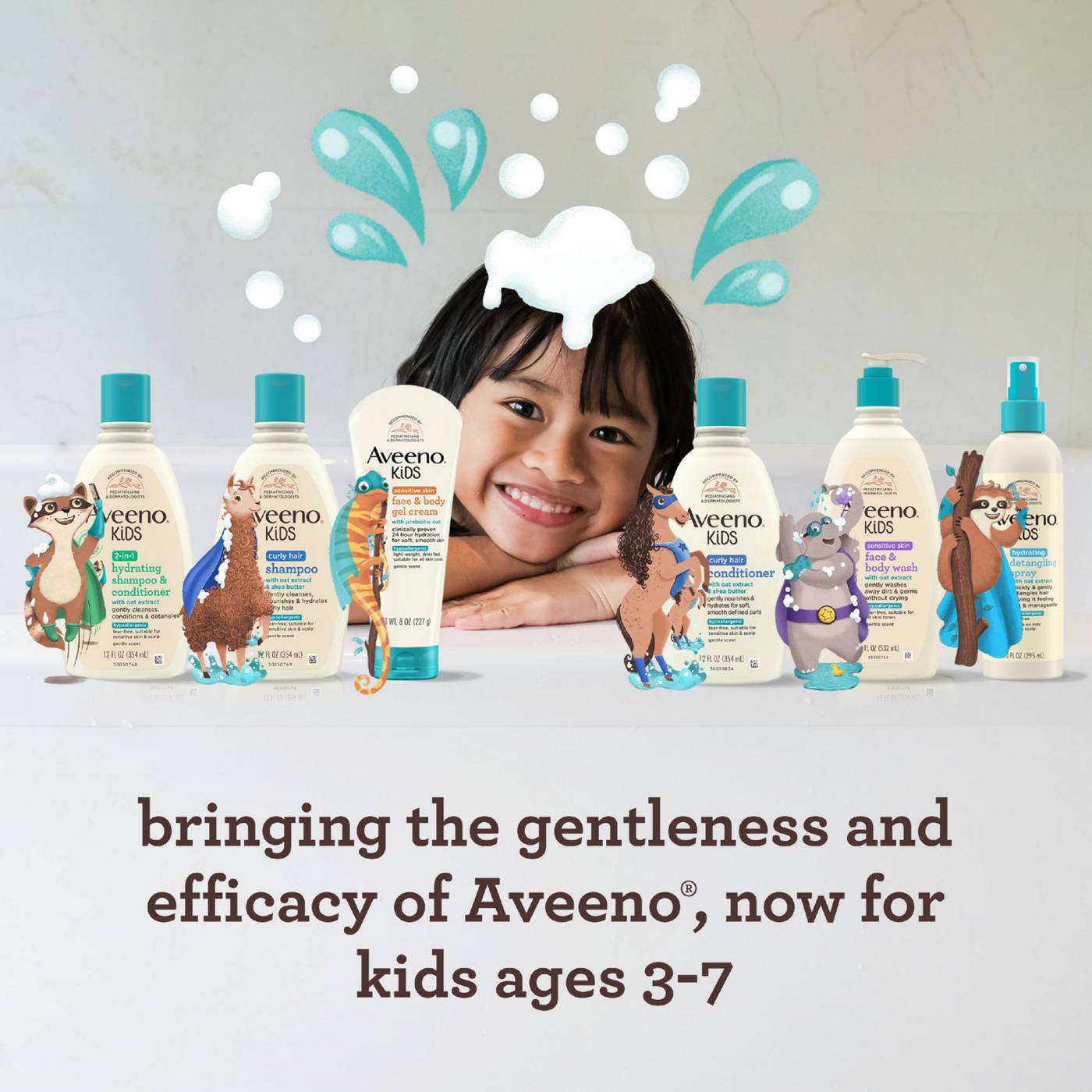 Aveeno Kids Curly Hair Conditioner; image 4 of 4