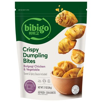 bibigo Frozen Bulgogi Chicken & Vegetable Crispy Dumpling Bites, 7.7 oz