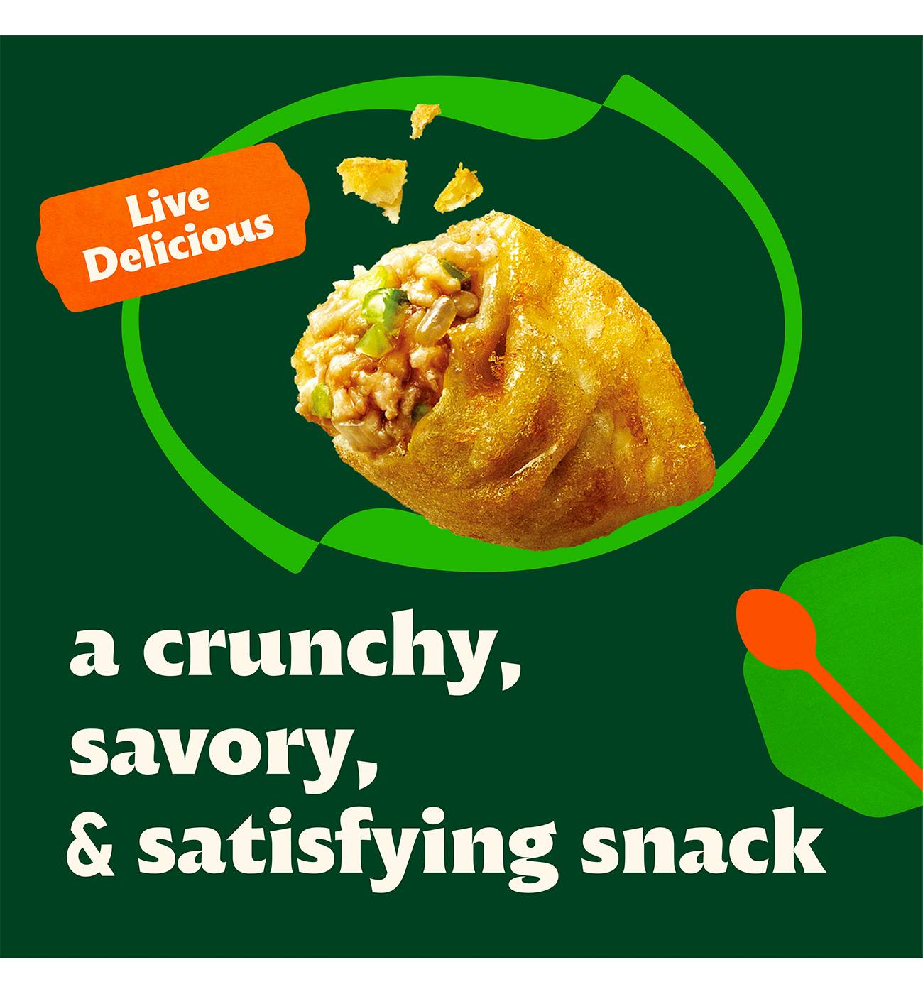 bibigo Frozen Bulgogi Chicken & Vegetable Crispy Dumpling Bites; image 4 of 10