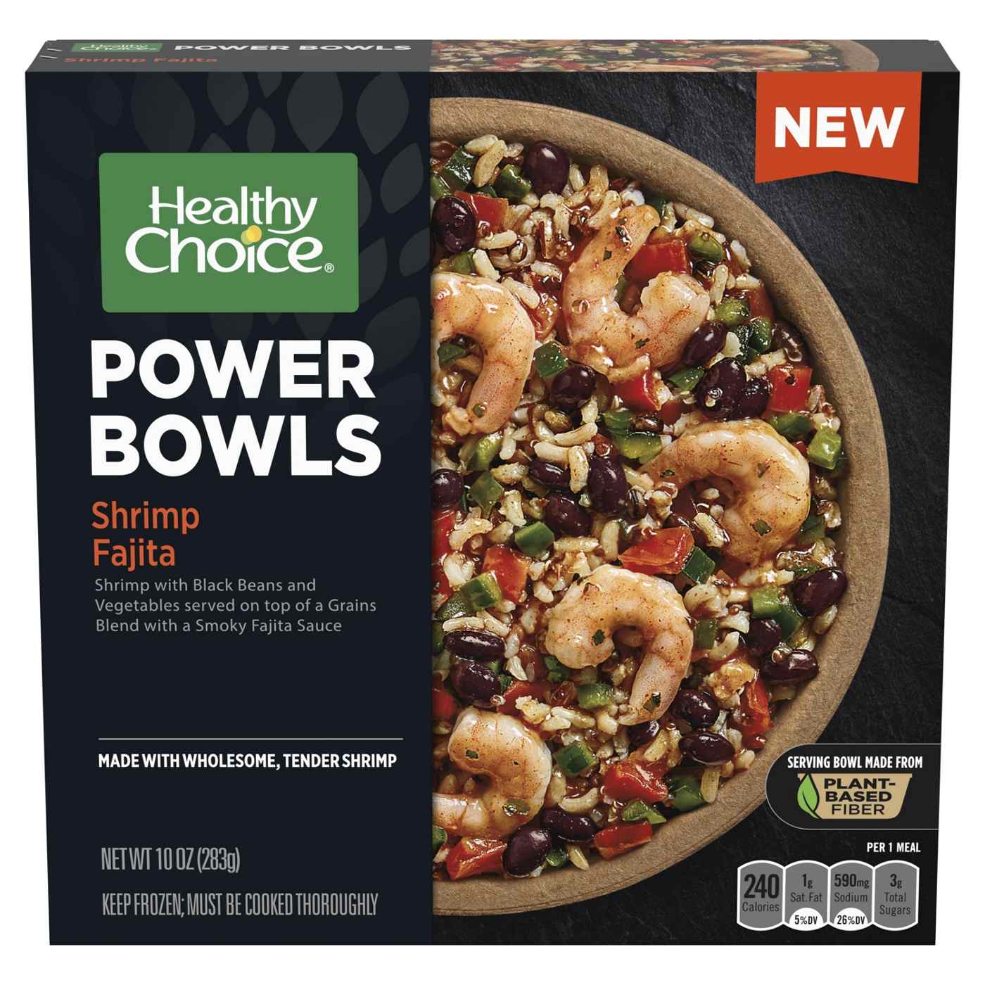Healthy Choice Power Bowls Shrimp Fajita Frozen Meal; image 1 of 4