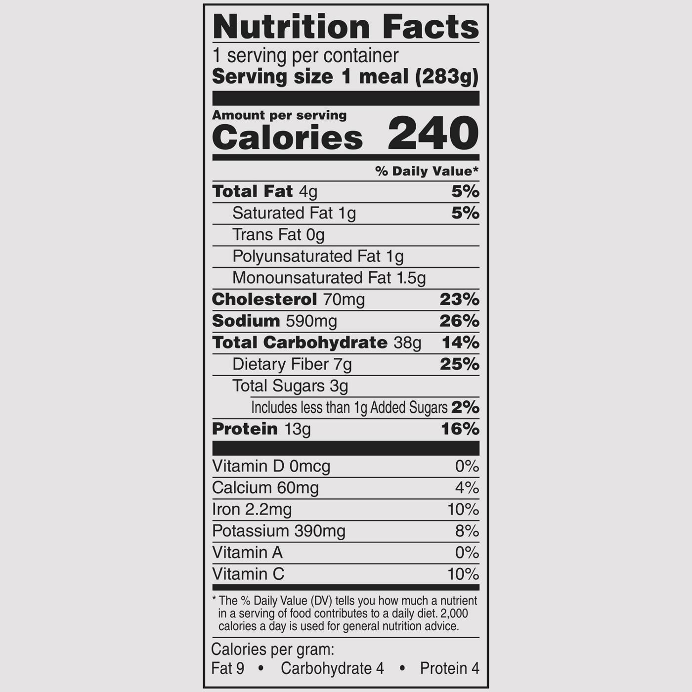 Healthy Choice Power Bowls Shrimp Fajita Frozen Meal; image 4 of 4