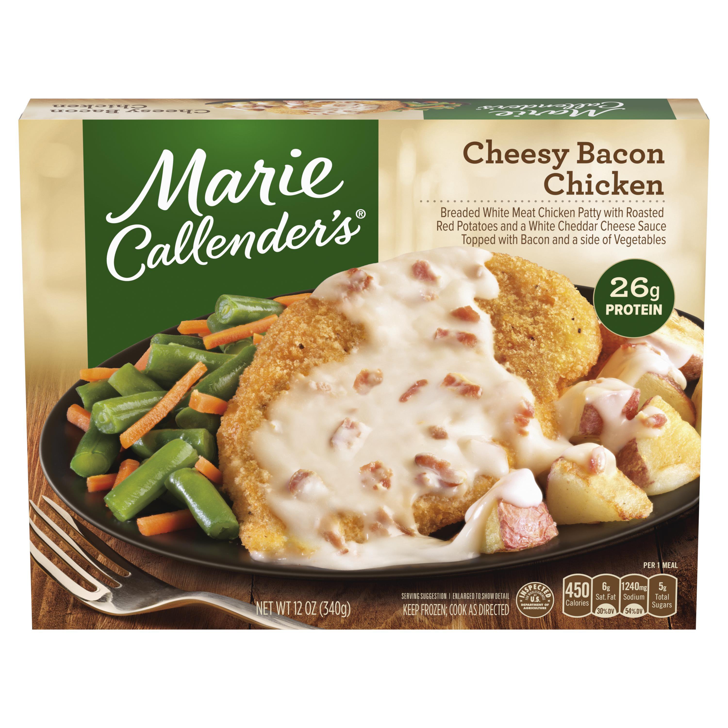 Marie Callender S 26g Protein Cheesy Bacon Chicken Frozen Meal Shop Entrees And Sides At H E B