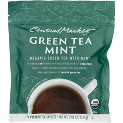 Central Market Sencha Green Tea Pyramid Tea Sachets, 14 ct
