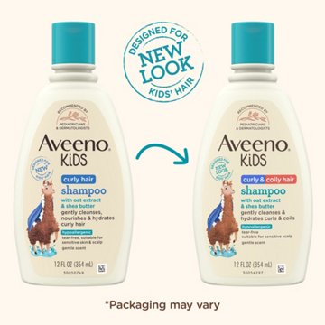 Aveeno Kids Curly Hair Shampoo, 12 oz