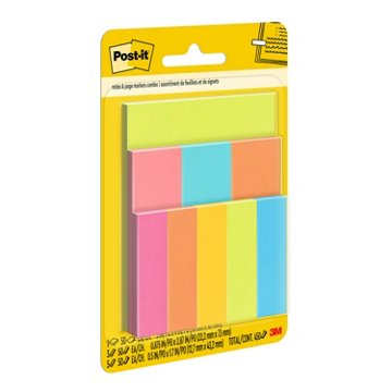 Post-it Notes & Page Markers Pack - Assorted Colors, 450 Ct