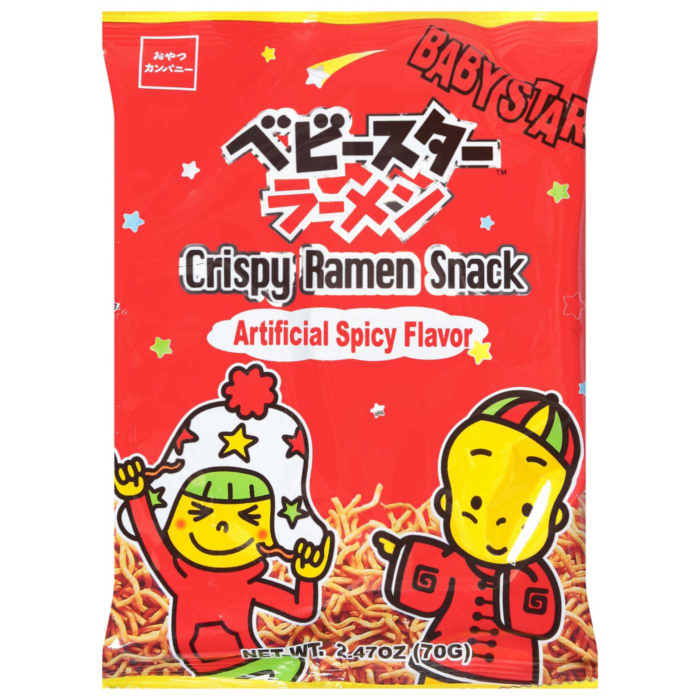 Baby Star Crispy Ramen Snack Spicy; image 1 of 2