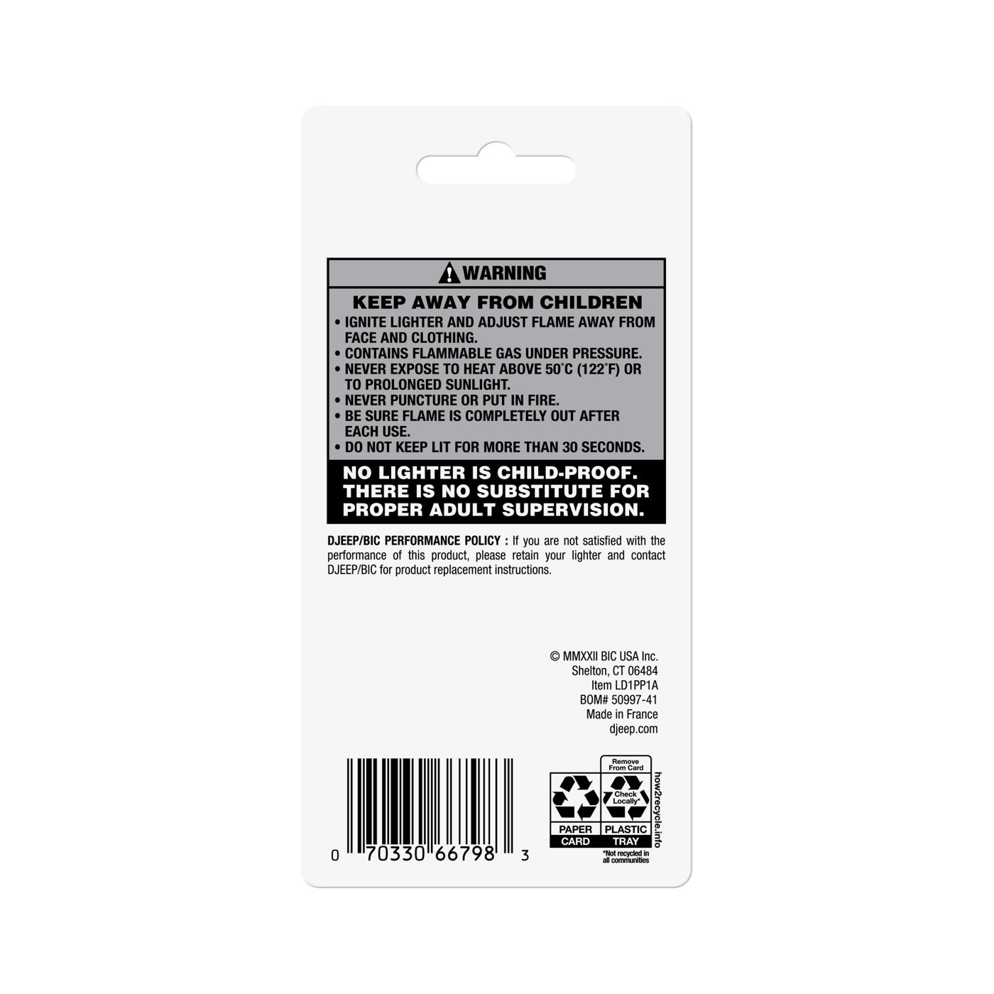 BIC DjEEP Bold Collection Textured Pocket Lighter - Assorted; image 2 of 3