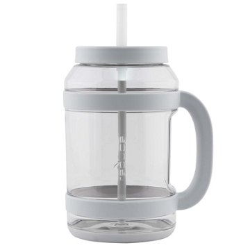 Reduce WaterDay Mug with Straw - Desktop Gray, 80 oz
