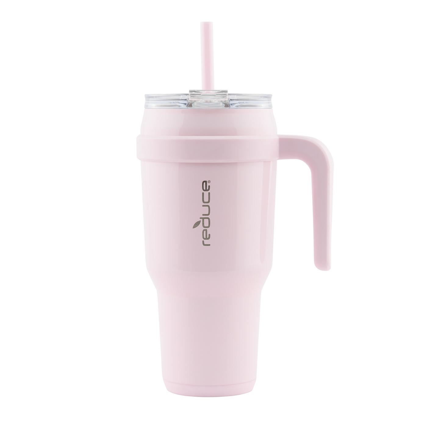 Reduce Cold One Tumbler with Handle - Pink Quartz - Shop Cups