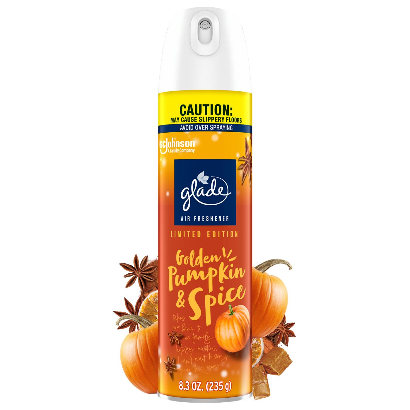 Glade Air Freshener Room Spray Golden Pumpkin & Spice Shop Air