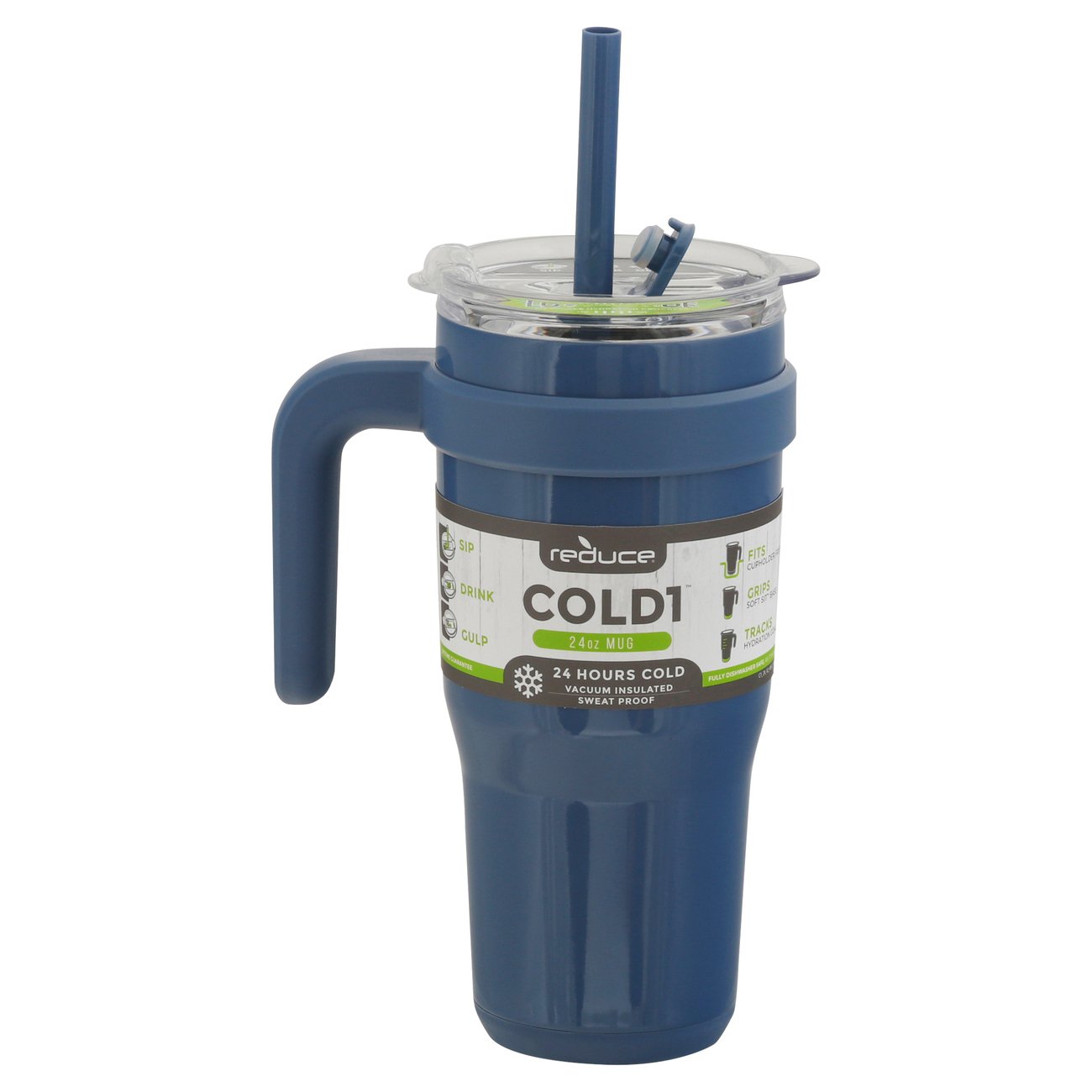 Reduce Cold1 Tumbler with Handle - White - Shop Cups & Tumblers at H-E-B