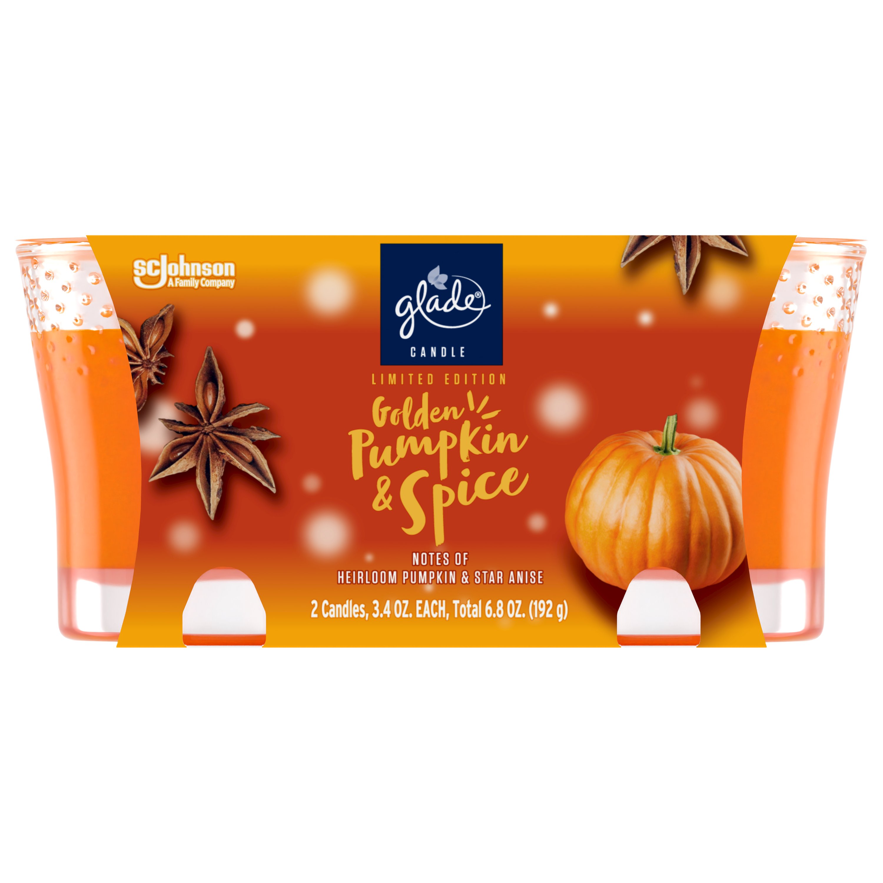 Glade Golden Pumpkin & Spice Candles Shop Air fresheners at HEB