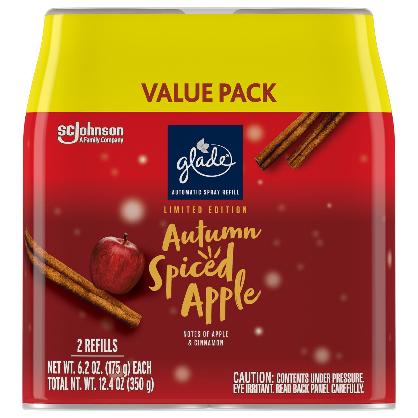 Glade Automatic Spray Refill, Value Pack - Autumn Spiced Apple; image 3 of 3