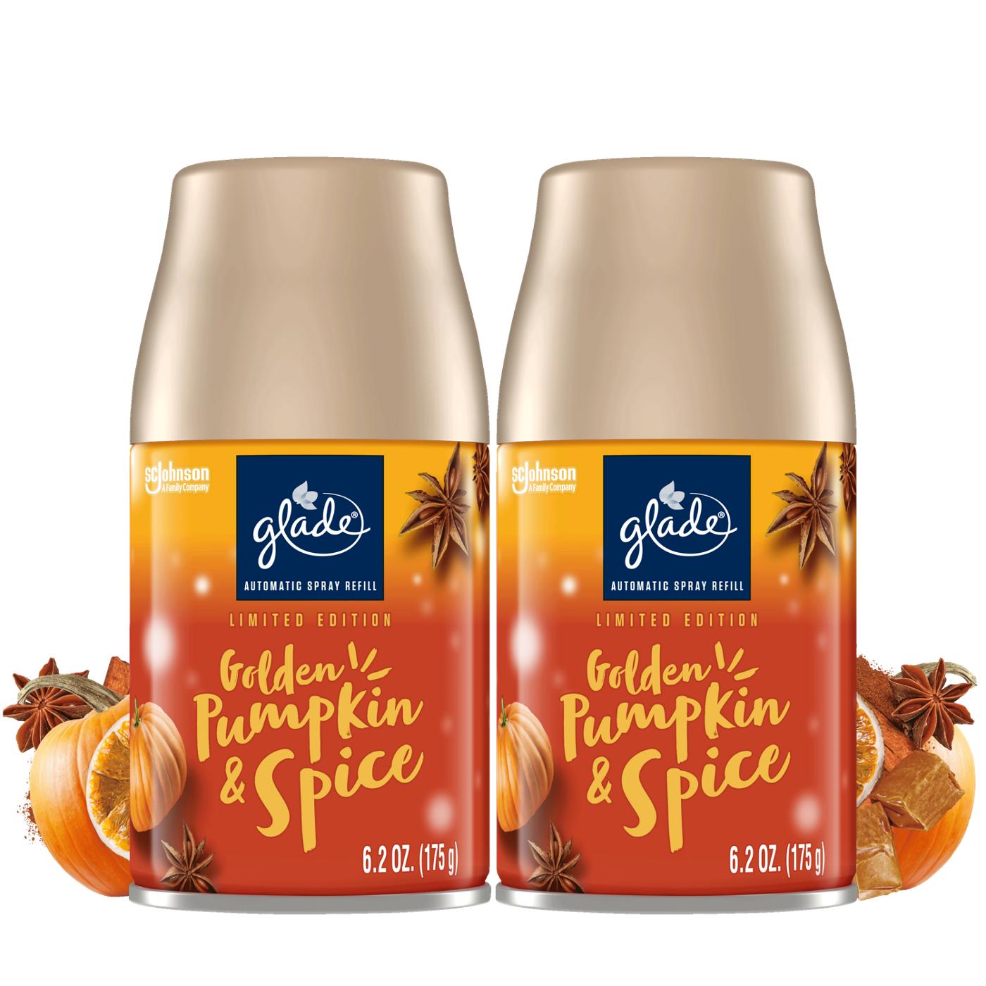 Glade Automatic Spray Refill, Value Pack - Golden Pumpkin & Spice; image 1 of 3