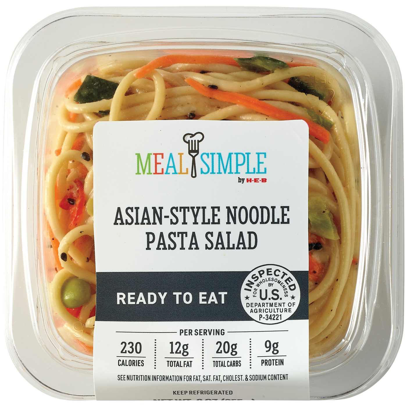 Meal Simple by H-E-B Asian-Style Noodle Pasta Salad - Shop Entrees ...