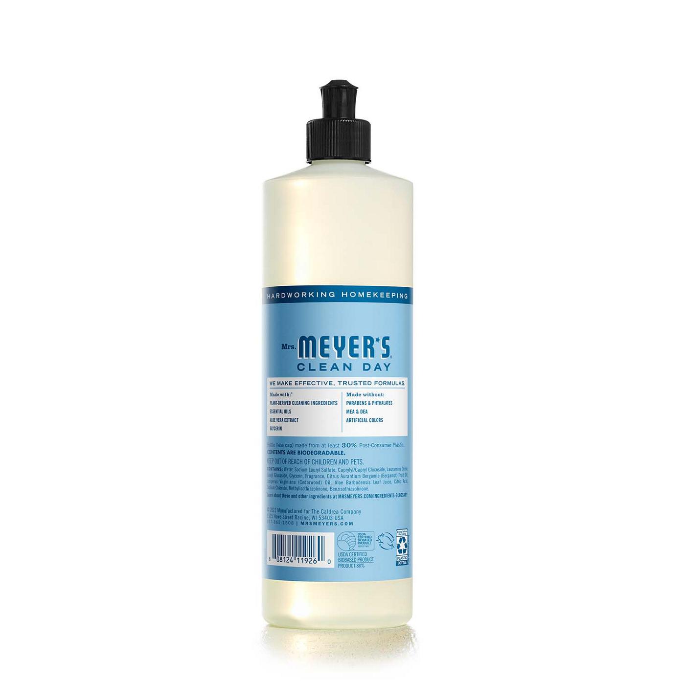 Mrs. Meyer's Clean Day Rainwater Dish Soap; image 6 of 6