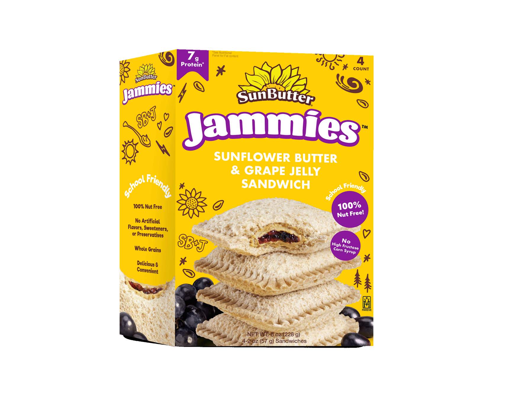 SunButter Jammies Frozen Sandwiches - Sunflower Butter & Grape Jelly; image 4 of 7
