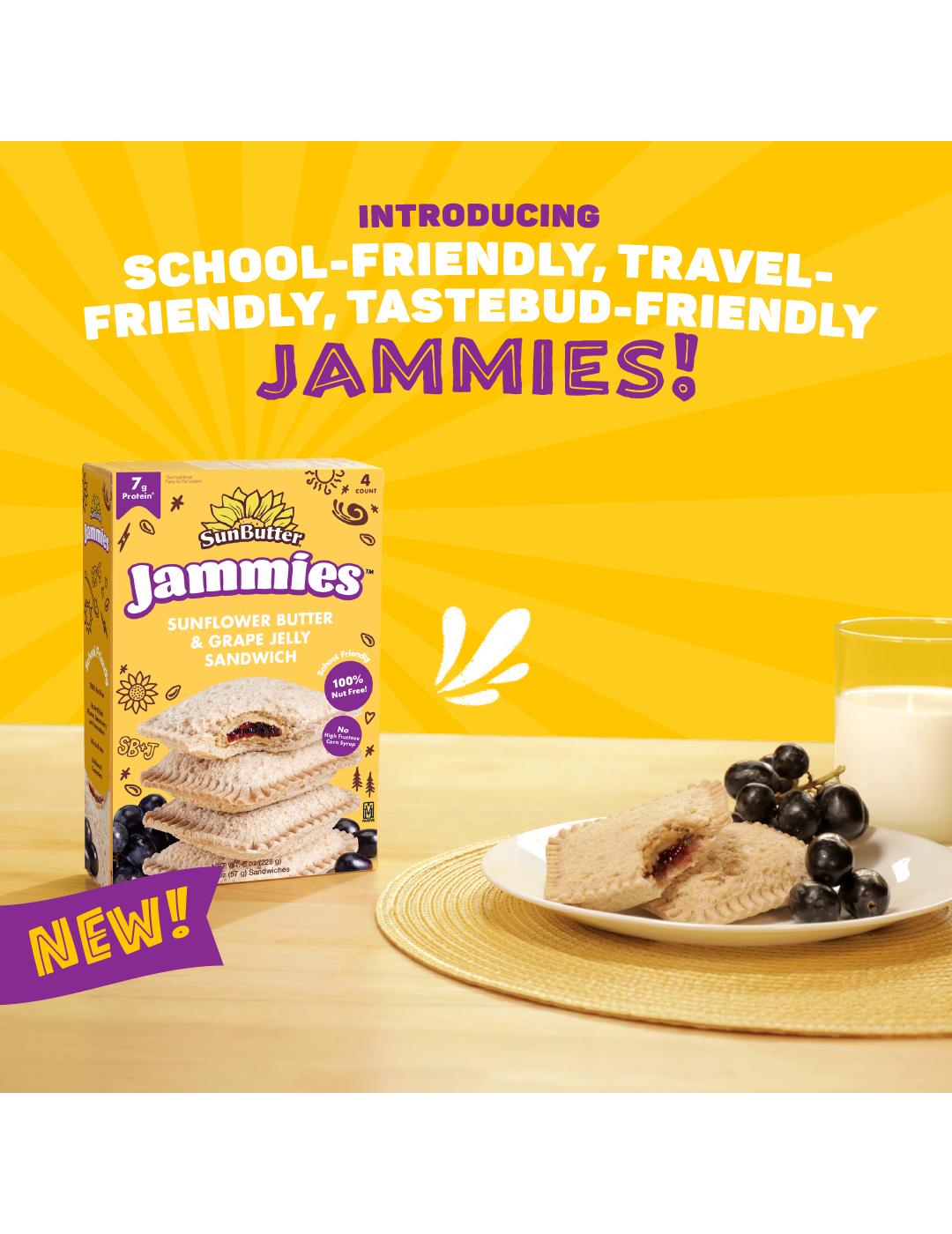SunButter Jammies Frozen Sandwiches - Sunflower Butter & Grape Jelly; image 5 of 7