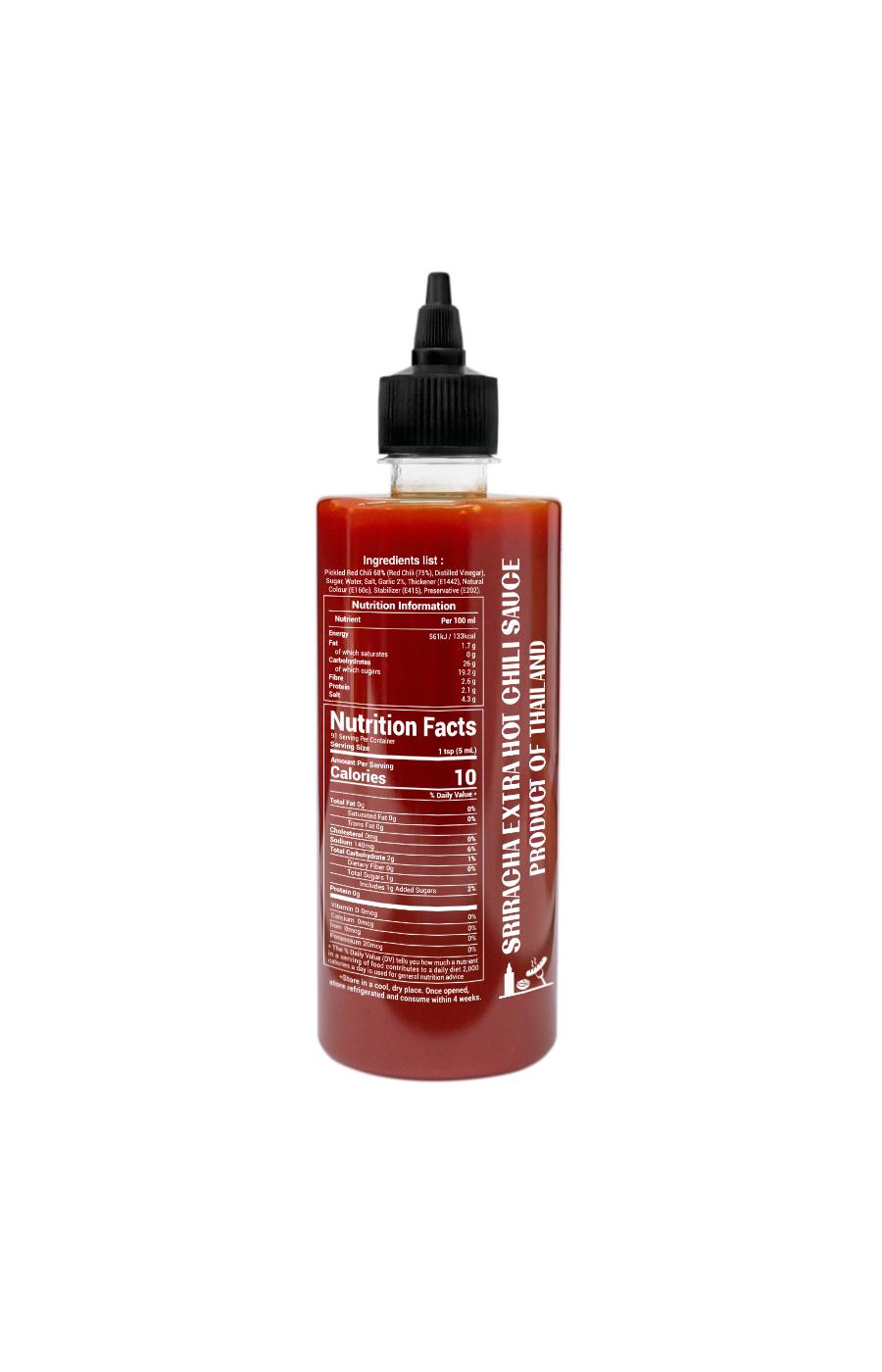 J Lek Sriracha Extra Hot Chili Sauce; image 3 of 3