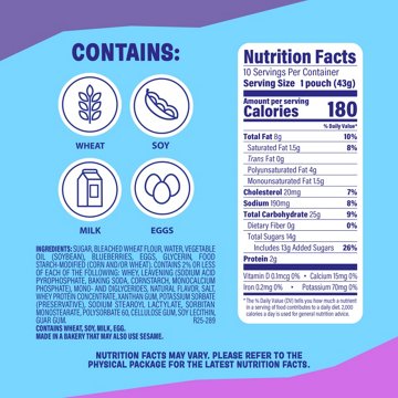 Entenmann's Little Bites Blueberry Mini Muffins Value Pack, 10 ct