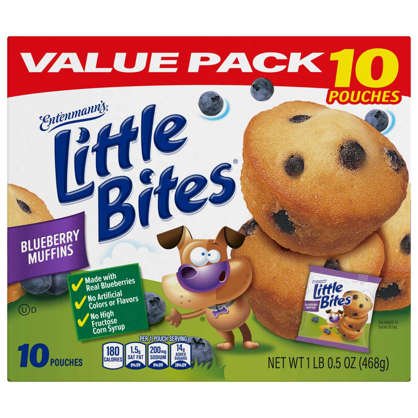 Entenmann's Little Bites Blueberry Mini Muffins Value Pack; image 11 of 13