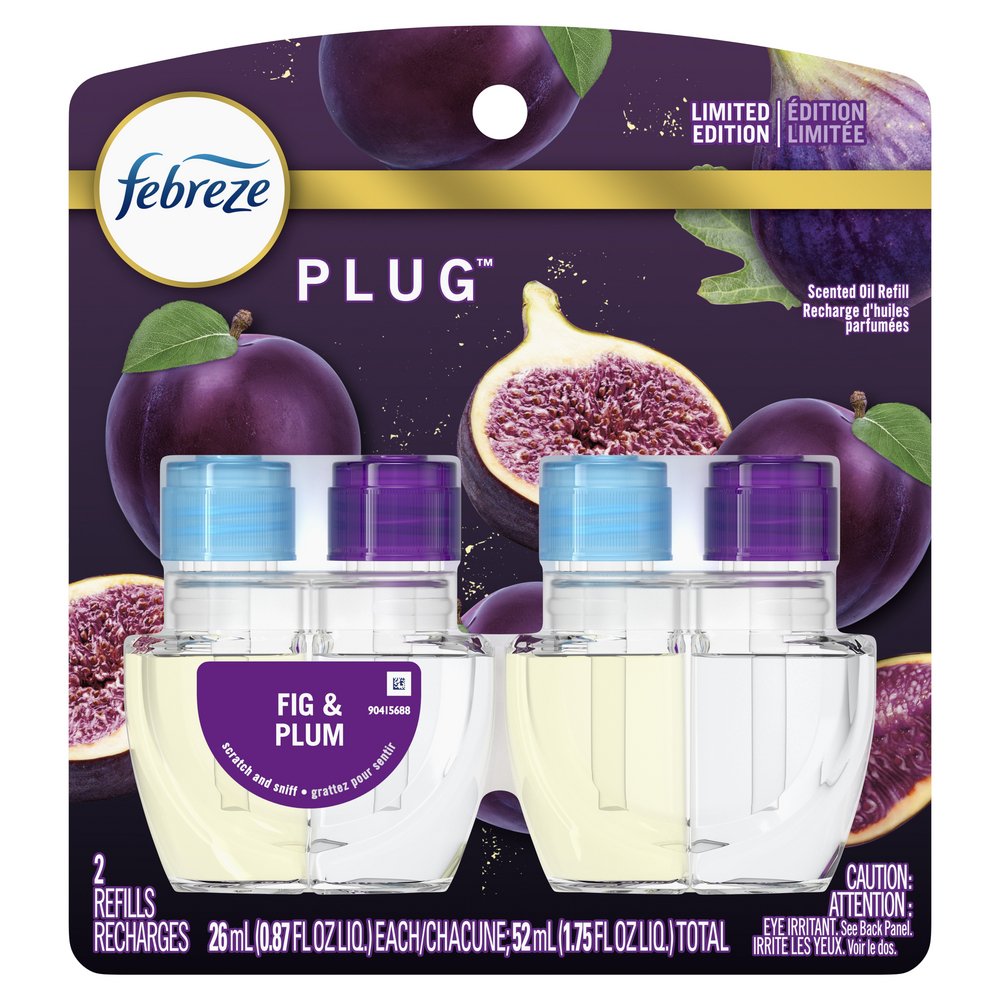 Febreze Plug Fig & Plum Scented Oil Refill Shop Scented oils & wax at