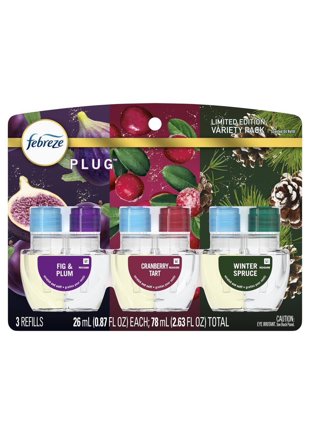 Febreze Plug Limited Edition Variety Pack Scented Oil Refill; image 1 of 2