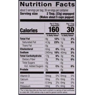 H-E-B Microwave Popcorn - Butter, 12 ct