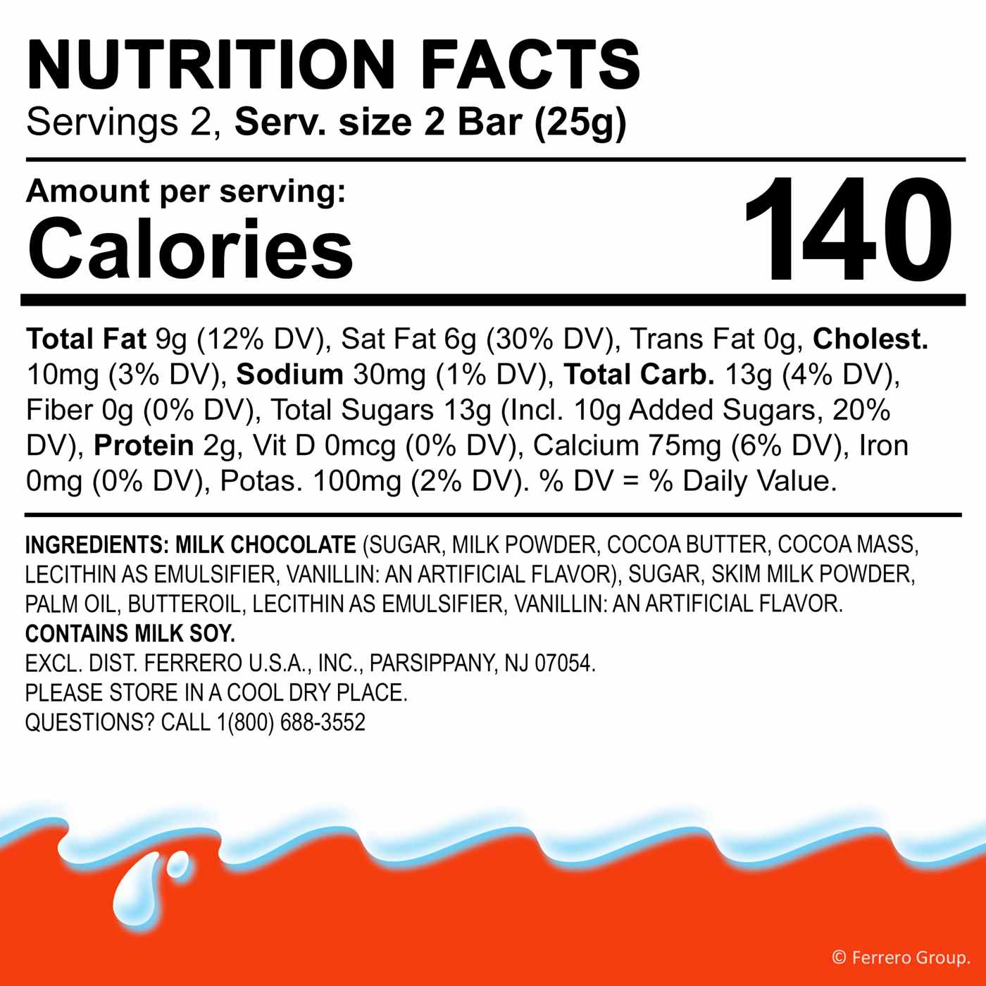 Kinder Chocolate & Creamy Milky Filling Candy Bars; image 4 of 9