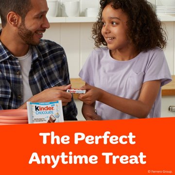 Kinder Chocolate & Creamy Milky Filling Candy Bars - King Size