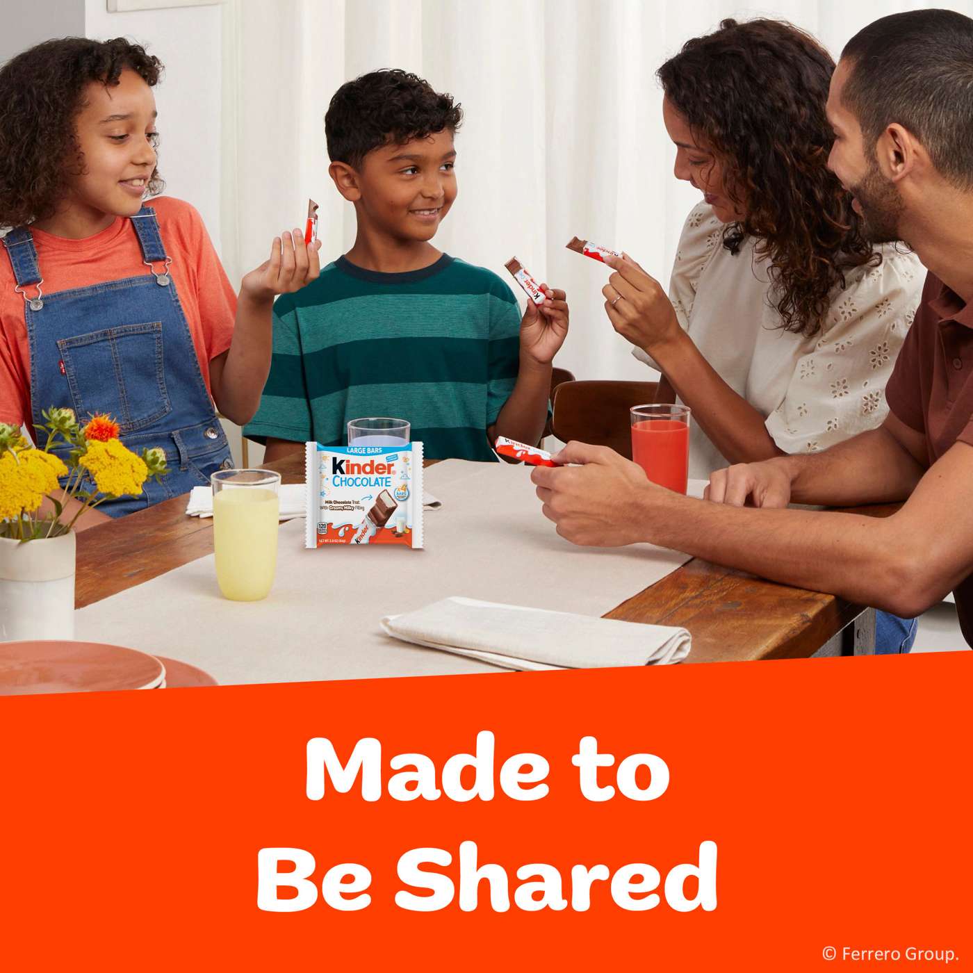 Kinder Chocolate & Creamy Milky Filling Candy Bars - King Size; image 10 of 12