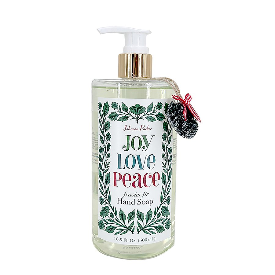 Johnson Parker Joy Peace Love Hand Soap Frasier Fir Shop Hand & Bar