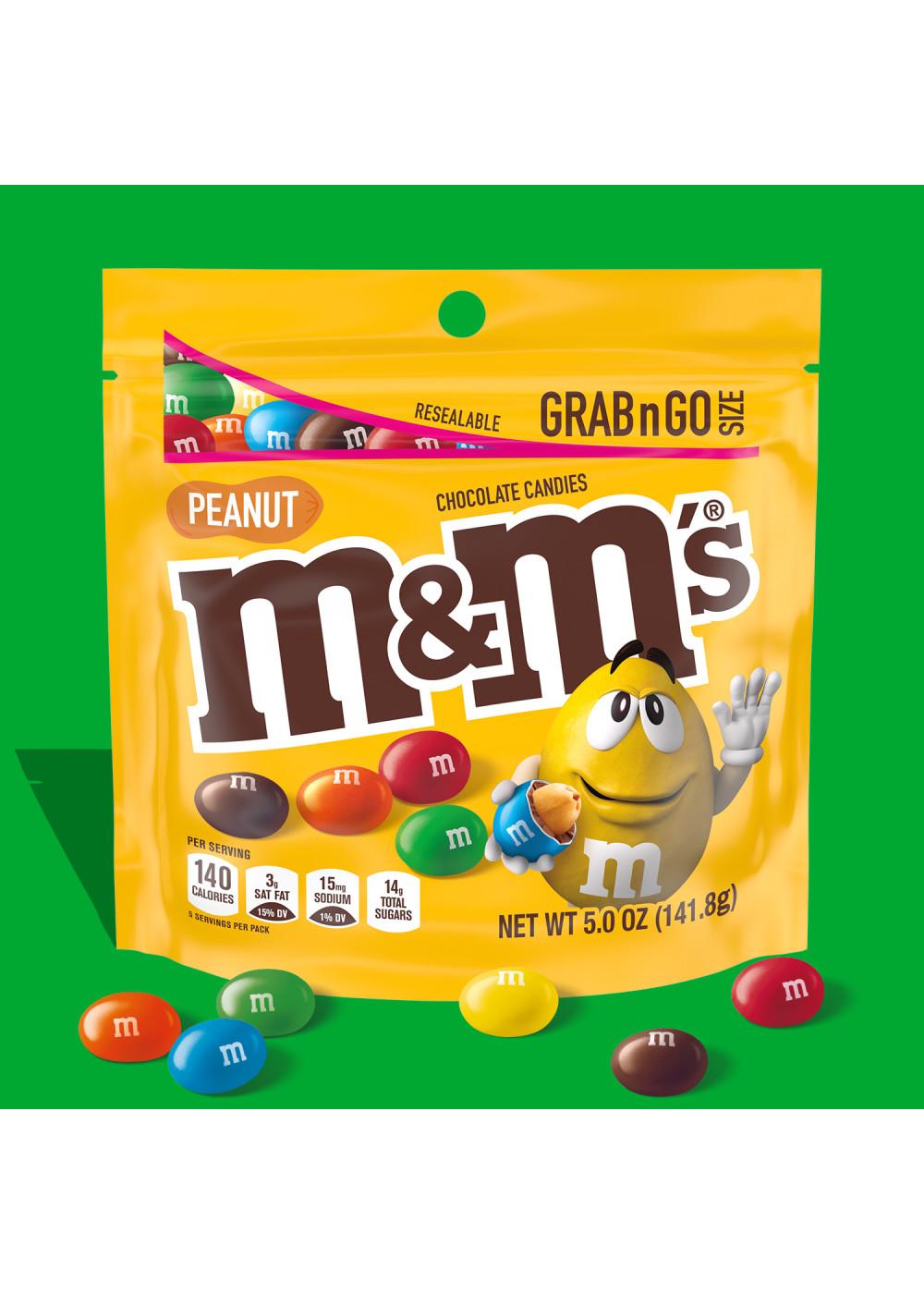 M&M'S Peanut Milk Chocolate Grab n Go Candy; image 6 of 7