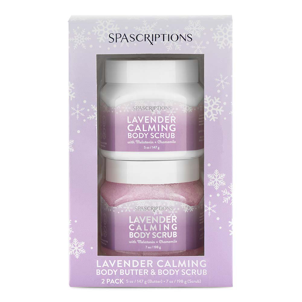 Spascriptions Lavender Calming Body Butter & Body Scrub Shop Bath