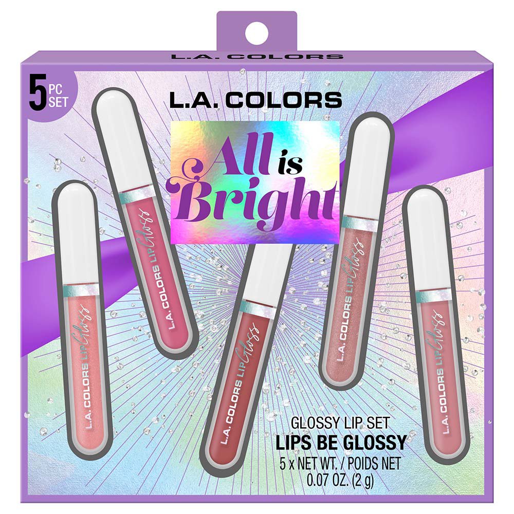 LA Colors All is Bright Glossy Lip Set - Lips Be Glossy - Shop Makeup ...