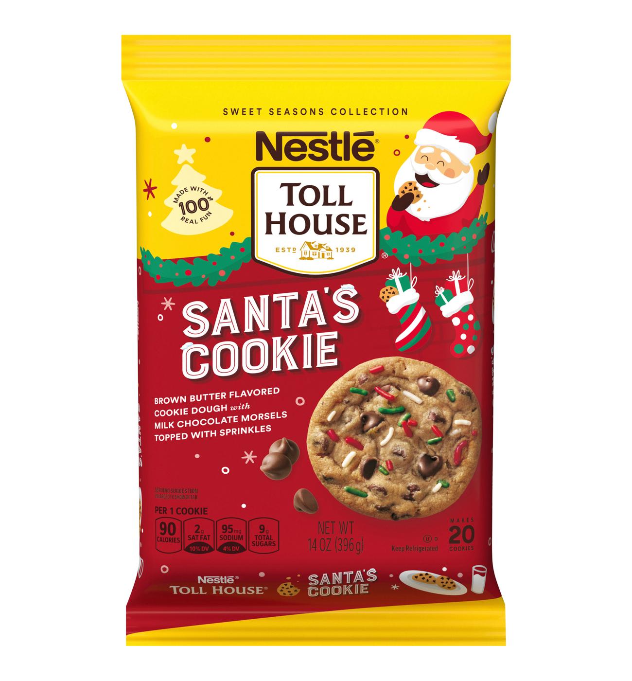 Nestle Toll House Cookie Dough -  Santa's Cookie; image 1 of 2