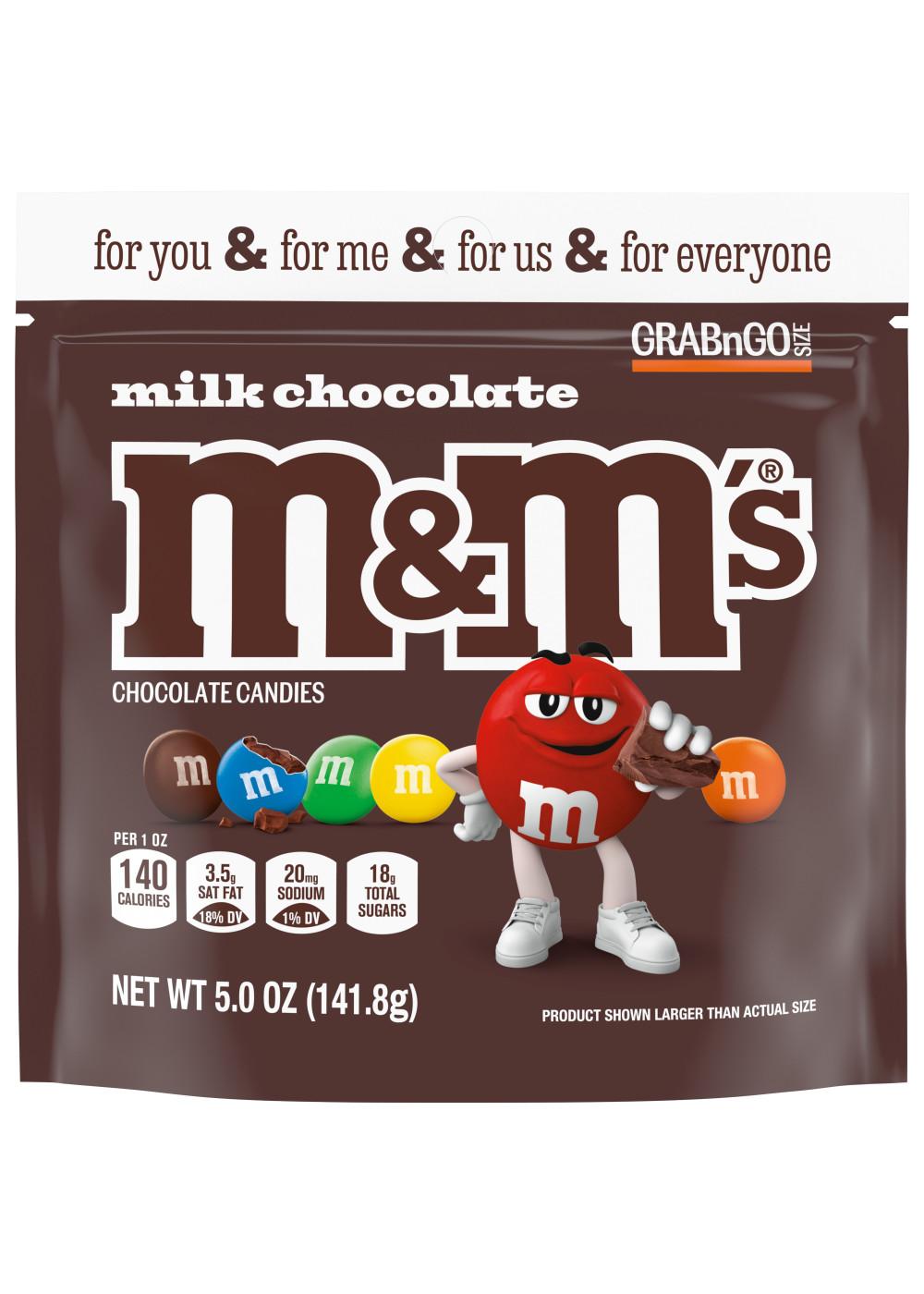 M&M's Milk Chocolate Large Bag Chocolate Candies - Shop Candy at H-E-B