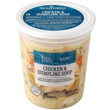 Meal Simple by H-E-B Chicken & Dumpling Soup - Family Size, 32 oz