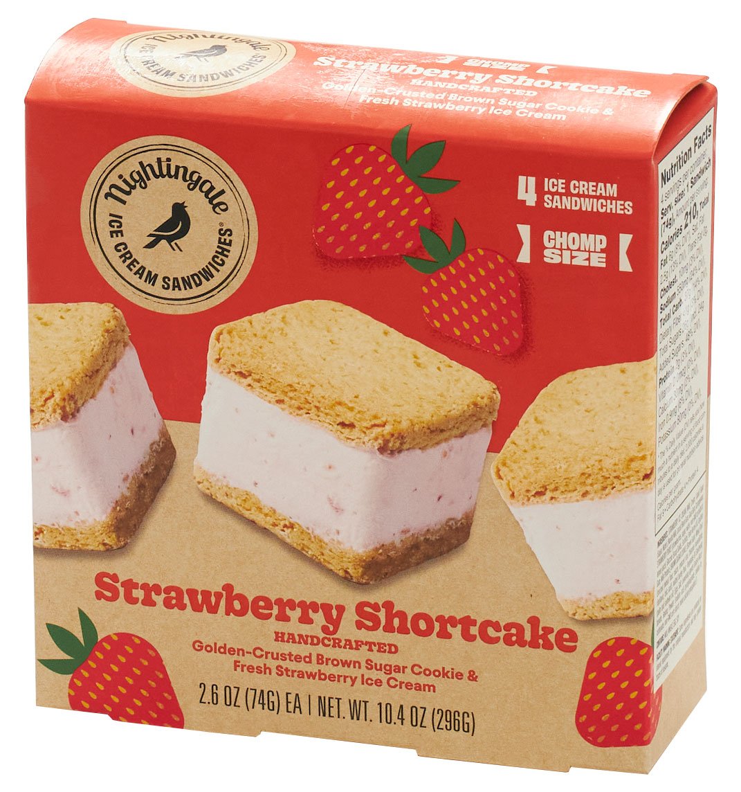 Nightingale Strawberry Shortcake Chomp Ice Cream Sandwiches - Shop ...