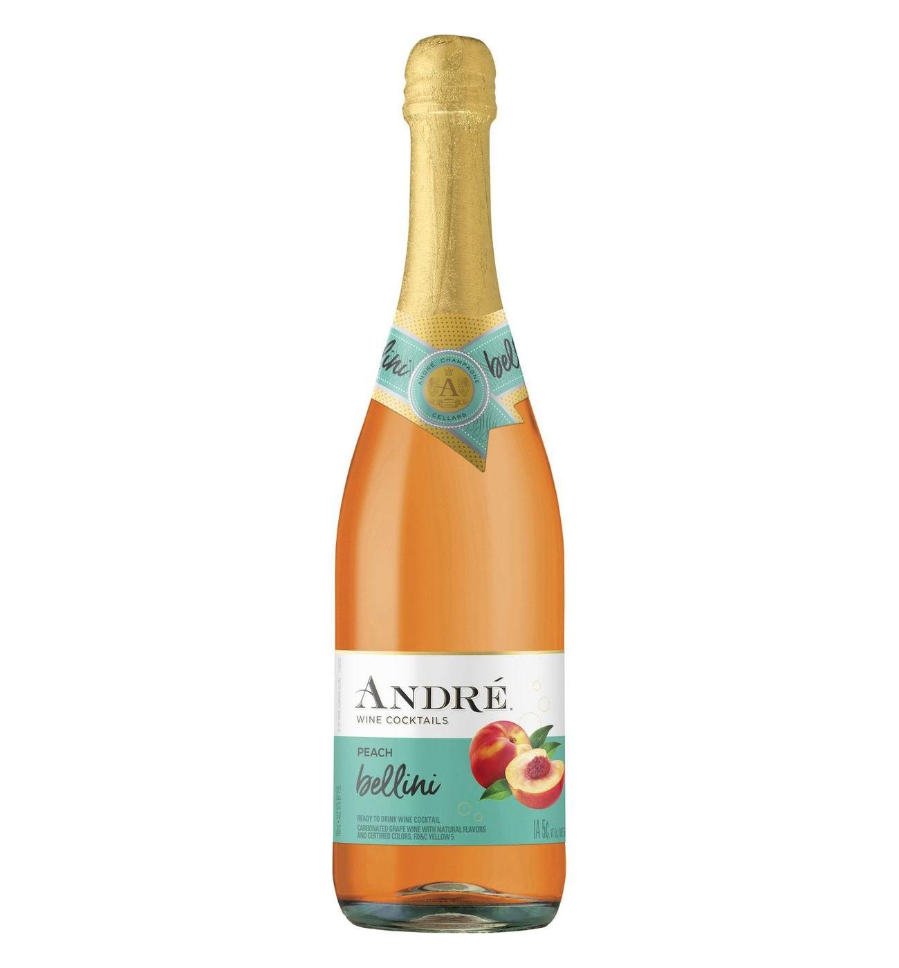 Andre Peach Bellini California Wine Cocktail; image 1 of 4