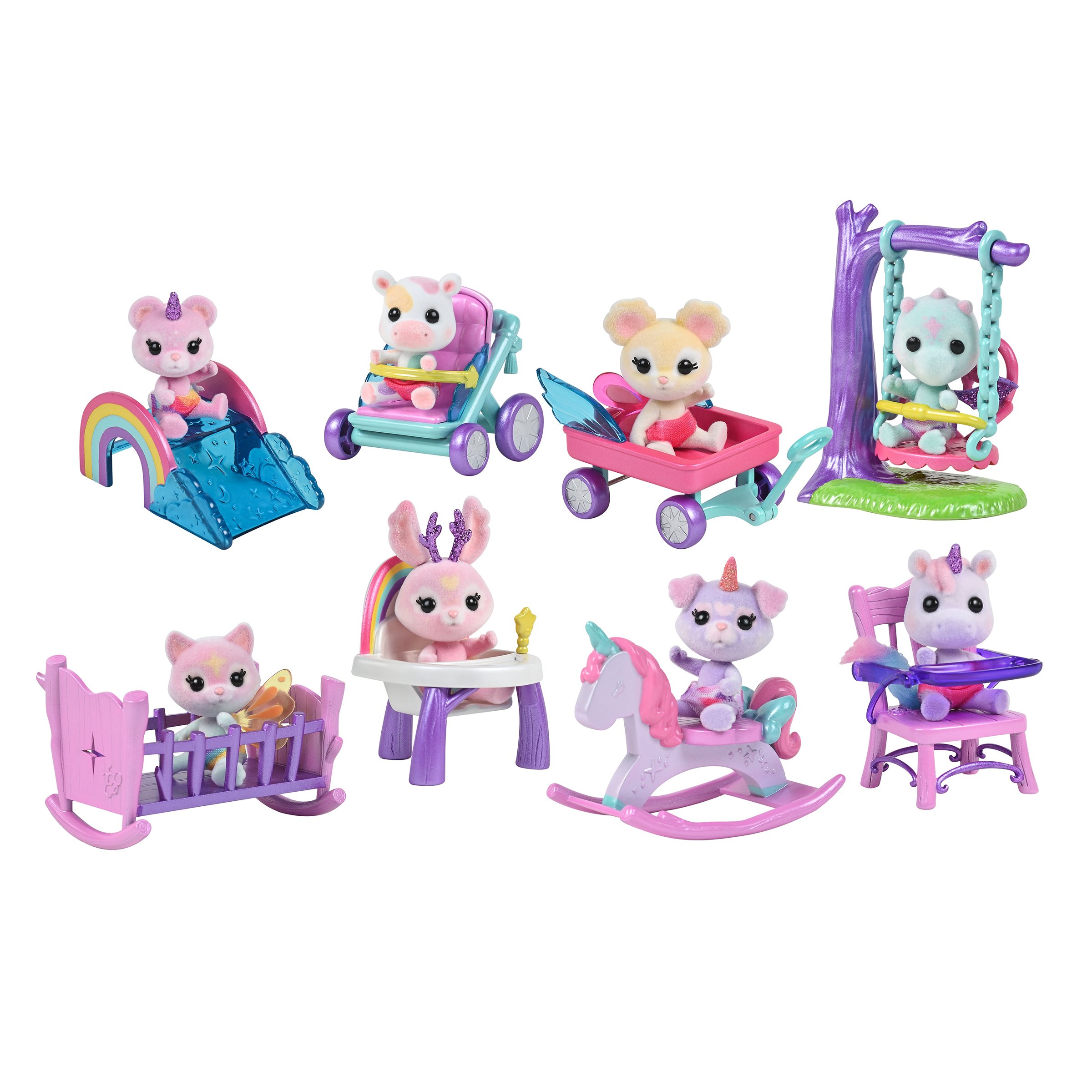 thumbnail image 2 of Honey Bee Acres Rainbow Ridge Baby Cottontail Mini Figure Sunny Days... 2 of 10