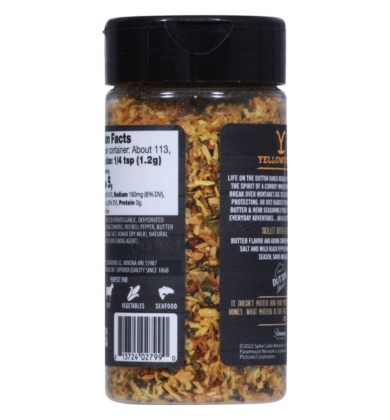 Yellowstone Skillet Butter & Herb Seasoning and Rub; image 3 of 7