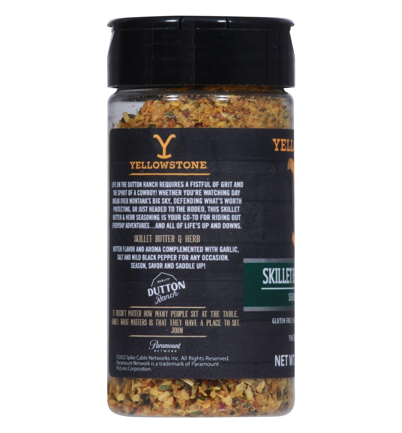 Yellowstone Skillet Butter & Herb Seasoning and Rub; image 7 of 7