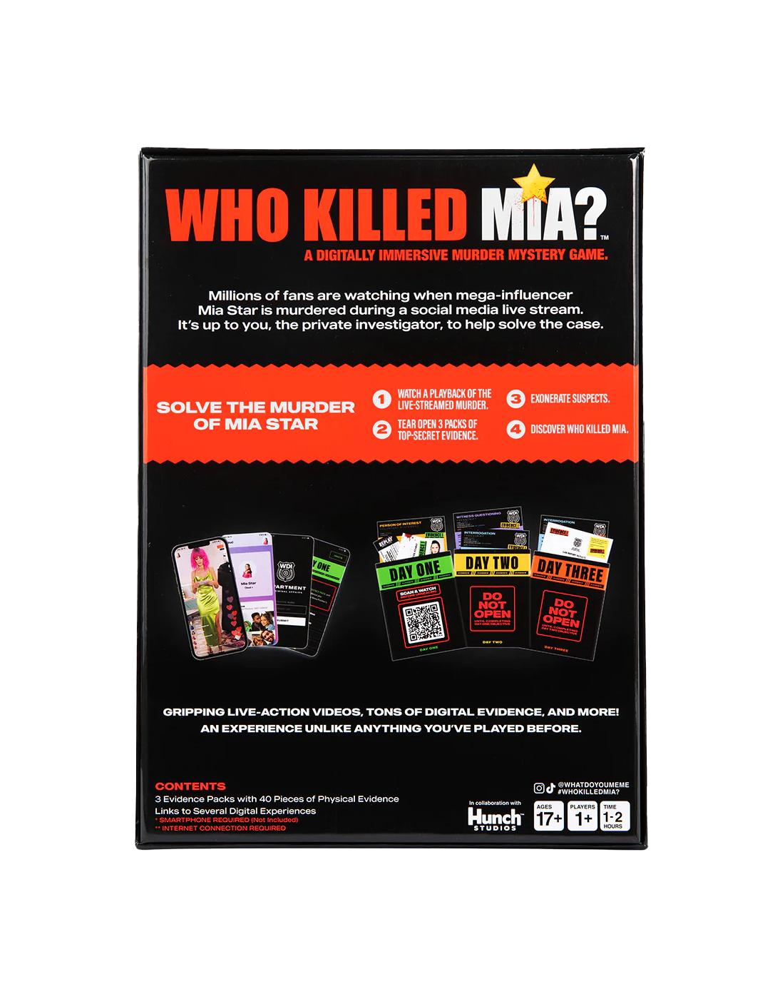 Who Killed Mia? Murder Mystery Game; image 4 of 6